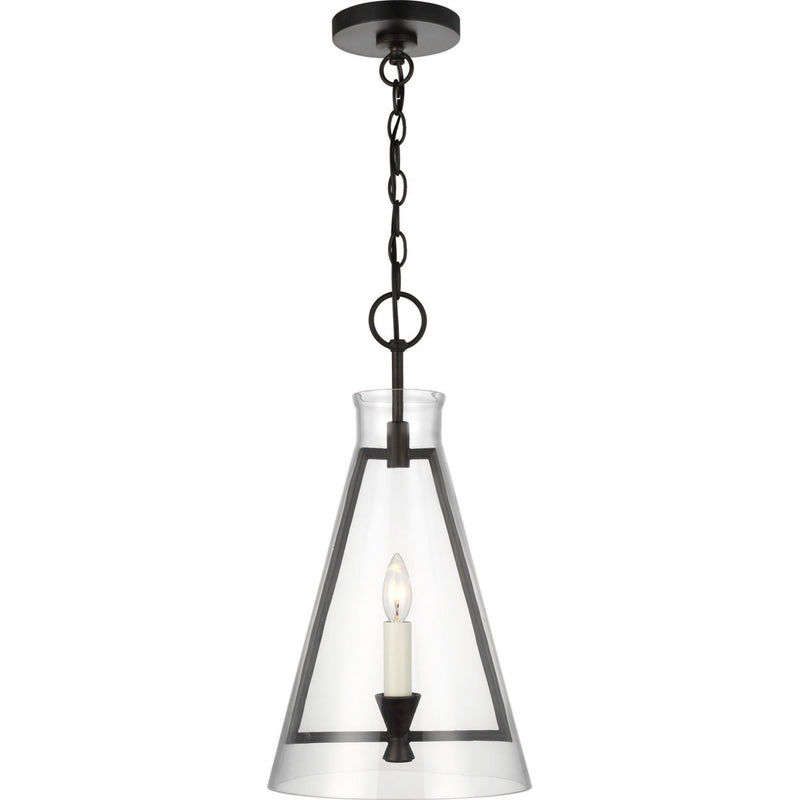 Keystone Pendant — 11", Aged Iron