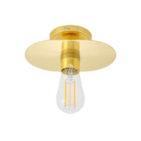 Kigoma Semi Flush Fitting - Polished Brass
