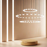 Kiki Pendant Light Satin Golden Nickel By Contardi - Lifestyle View2
