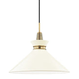 Kiki Pendant - Aged Brass