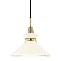 Kiki Pendant - Aged Brass