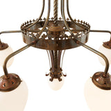 Killarney Chandelier - Antique Brass