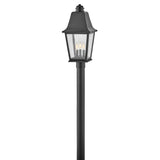 Kingston Large Post Mount Lantern - Black - by Hinkley