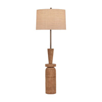Kinloch Floor Lamp - Bronze Leaf with Ceramic Ash Brown by Hudson Valley