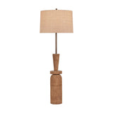 Kinloch Floor Lamp - Bronze Leaf with Ceramic Ash Brown by Hudson Valley