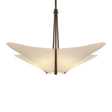 Kirigami Pendant 4 Light in Bronze by Hubbardton Forge