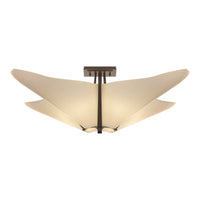 Kirigami Semi-Flush Mount in Bronze by Hubbardton Forge