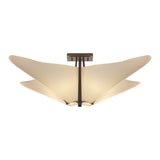 Kirigami Semi-Flush Mount in Bronze by Hubbardton Forge