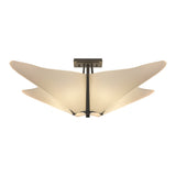 Kirigami Semi-Flush Mount in Natural Iron by Hubbardton Forge