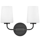 Kline Vanity Light 2 Light Black By Lark Living
