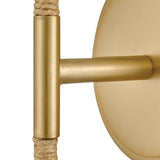 Kline Wall Sconce Lacquered Brass Natural By Lark Living - Detailed View