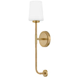 Kline Wall Sconce Lacquered Brass Natural By Lark Living - Side View1