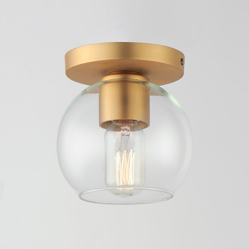 Knox Flush Mount Natural Aged Brass By Maxim Lighting