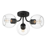 Knox Semi-Flush Mount Black by Maxim Lighting