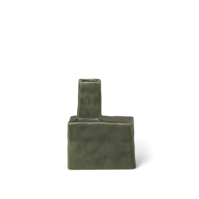 Koa Vase - Small / Dark Sage