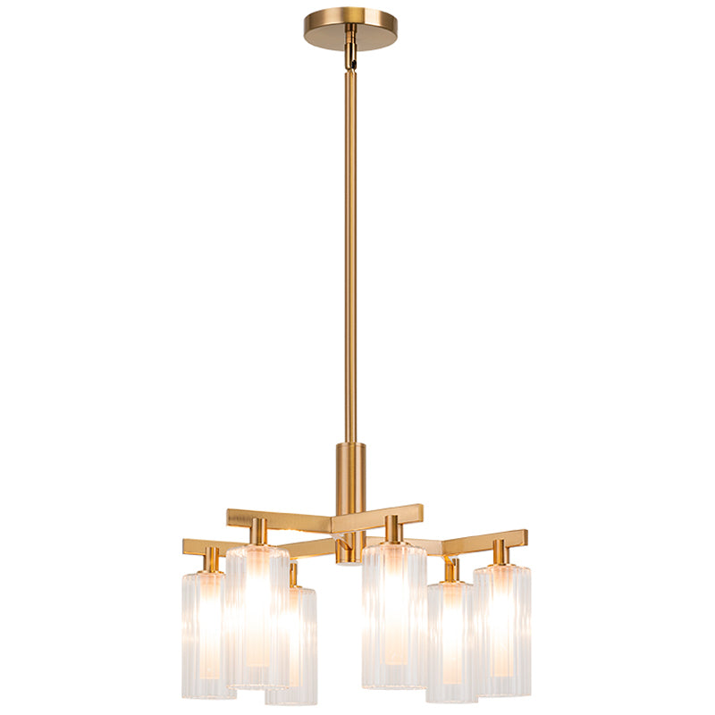 Kristof Chandelier Aged Gold Brass By Matteo