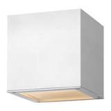 Kube Extra Small Down Light Wall Mount Lantern - Satin White - by Hinkley