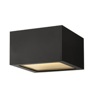 Kube Extra Small Flush Mount - Satin Black - by Hinkley