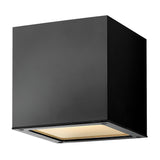 Kube Extra Small Up/Down Wall Mount Lantern - Satin Black - by Hinkley