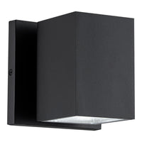 Kubular Wall Sconce 5 Inch Matte Black