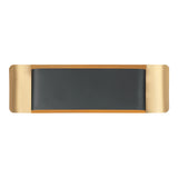 Kumilo Wall Sconce 18 Inch Matte Black + Aged Gold Brass