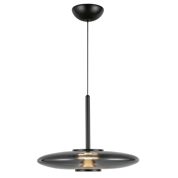 Kyoto Pendant Light Black Smoked By Kuzco