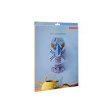 Lavender Lobster Wall Art, flat-pack packaging