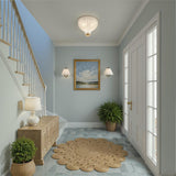 Layton 9.75'' Luxe Gold Semi Flush Mount by Crystorama