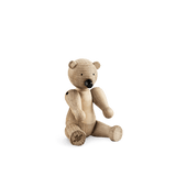 Kay Bojesen Liliput Bear, Oak/Maple, H: 3.7" By Kay Bojesen