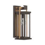 Lendel 6'' Twilight Bronze + Textured Gold Outdoor Sconce by Crystorama