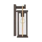 Lendel 6'' Twilight Bronze + Textured Gold Outdoor Sconce by Crystorama