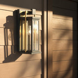Lendel 6'' Twilight Bronze + Textured Gold Outdoor Sconce by Crystorama