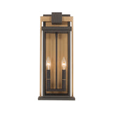 Lendel 8'' Twilight Bronze + Textured Gold Outdoor Sconce by Crystorama