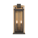 Lendel 9.75'' Twilight Bronze + Textured Gold Outdoor Sconce by Crystorama