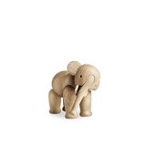 Kay Bojesen Elephant Liliput, Oak, H: 3" By Kay Bojesen
