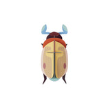 Lemon Fruit Beetle Wall Art