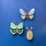 Lemon Fruit Beetle Wall Art, styled in an interior