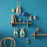 Lemon Fruit Beetle Wall Art, styled in an interior
