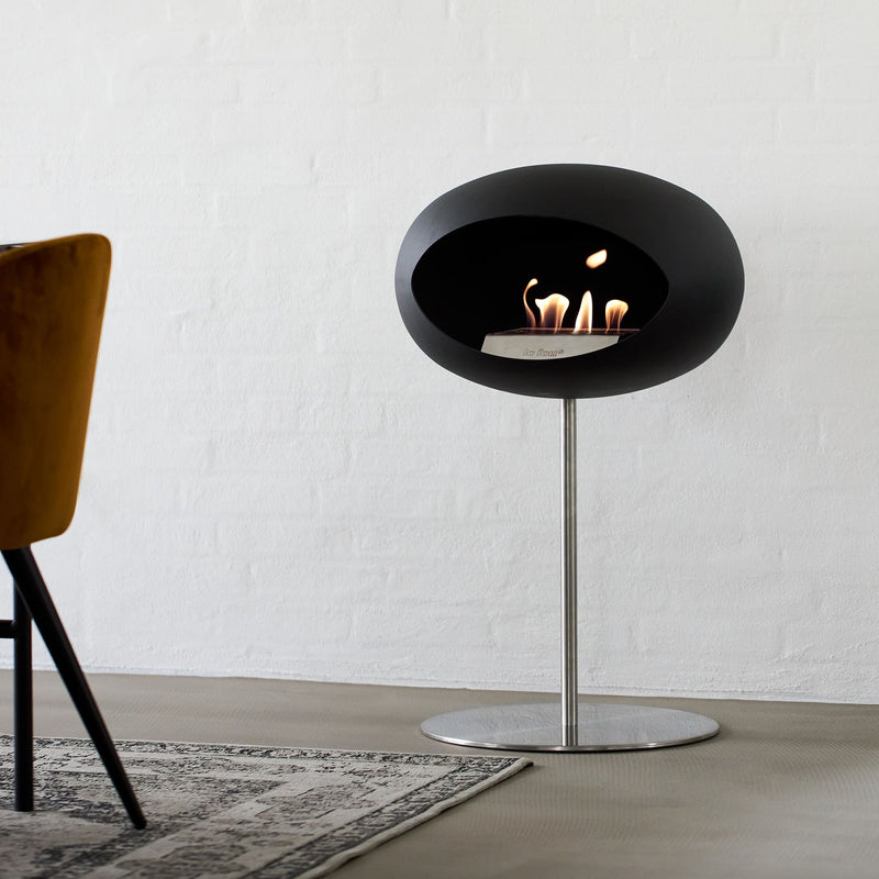 Le Feu Steel Low Dome <br>Black