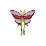 Lilac Comet Butterfly Wall Art