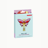 Lilac Comet Butterfly Wall Art, flat-pack packaging