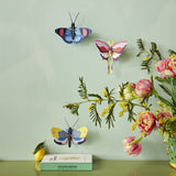 Lilac Comet Butterfly Wall Art, styled in an interior