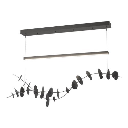 LILY LINEAR SUSPENSION BY HUBBARDTON FORGE, FINISH: BLACK, ACCENT: BLACK, , | CASA DI LUCE LIGHTING