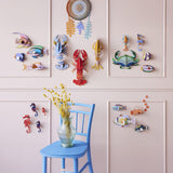 Lionfish Wall Art, styled in an interior