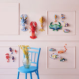 Lionfish Wall Art, styled in an interior