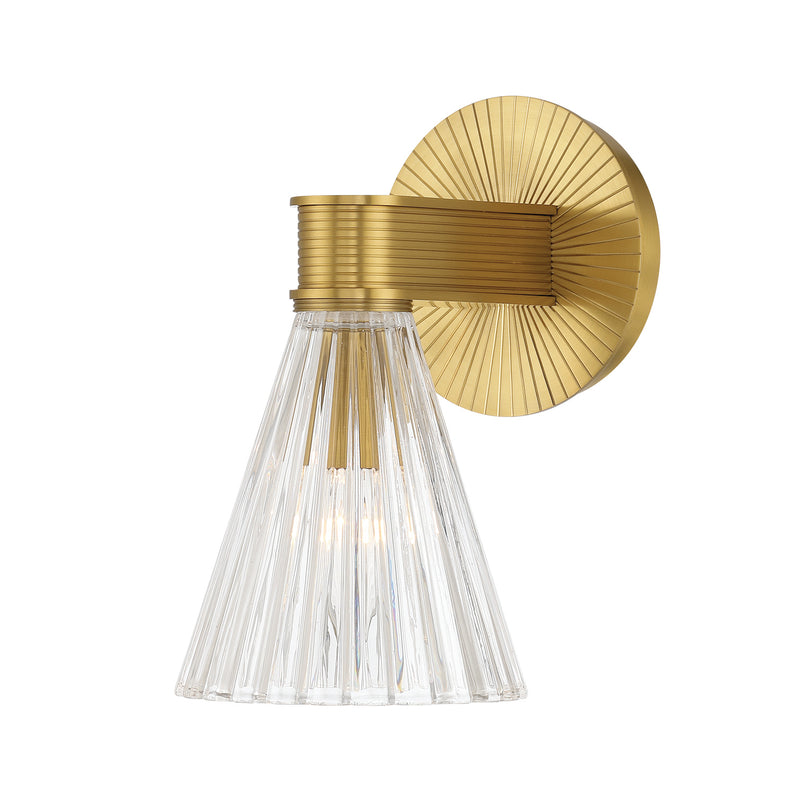 Lotus 5.5'' Luxe Gold Sconce by Crystorama