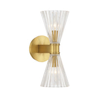 Lotus 5.5'' Luxe Gold Sconce by Crystorama