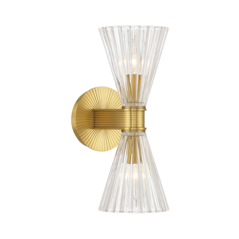 Lotus 5.5'' Luxe Gold Sconce by Crystorama