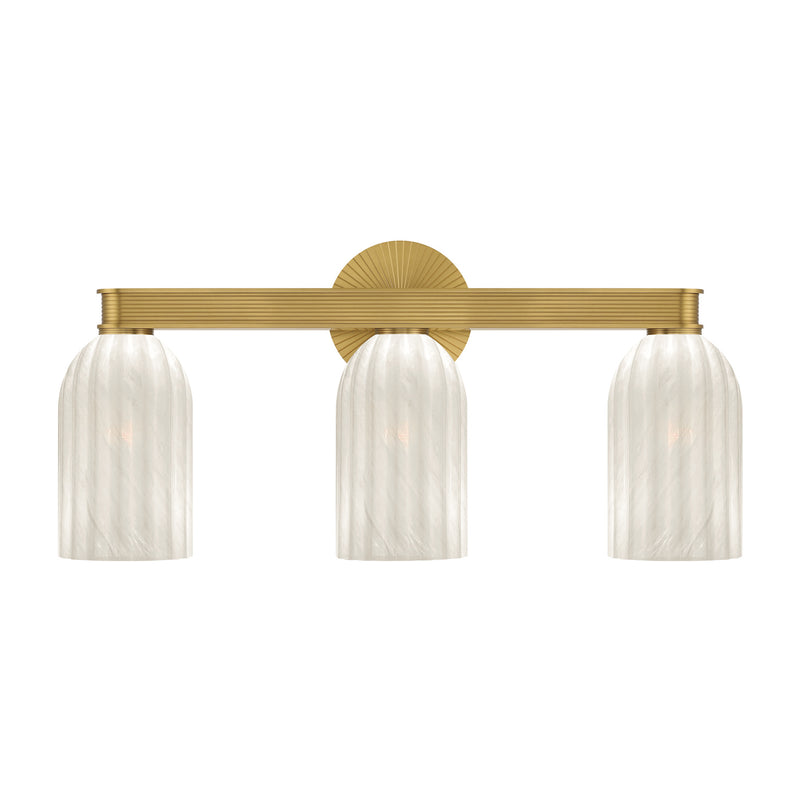 Lotus 22.75'' Luxe Gold Bathroom Vanity by Crystorama