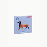 Dachshund Ornament, flat-pack packaging